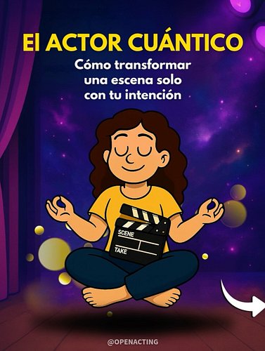 🔮Tienes el texto, sabes el subtexto…
Pero algo no ocurre.
Actúas, sí. Pero No vibra.

💡 ¿Y si el problema no está en la técni...