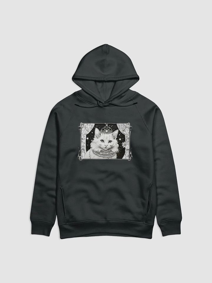 The Duchess, purrfect elegance and poise, soft hoodie black product image (1)
