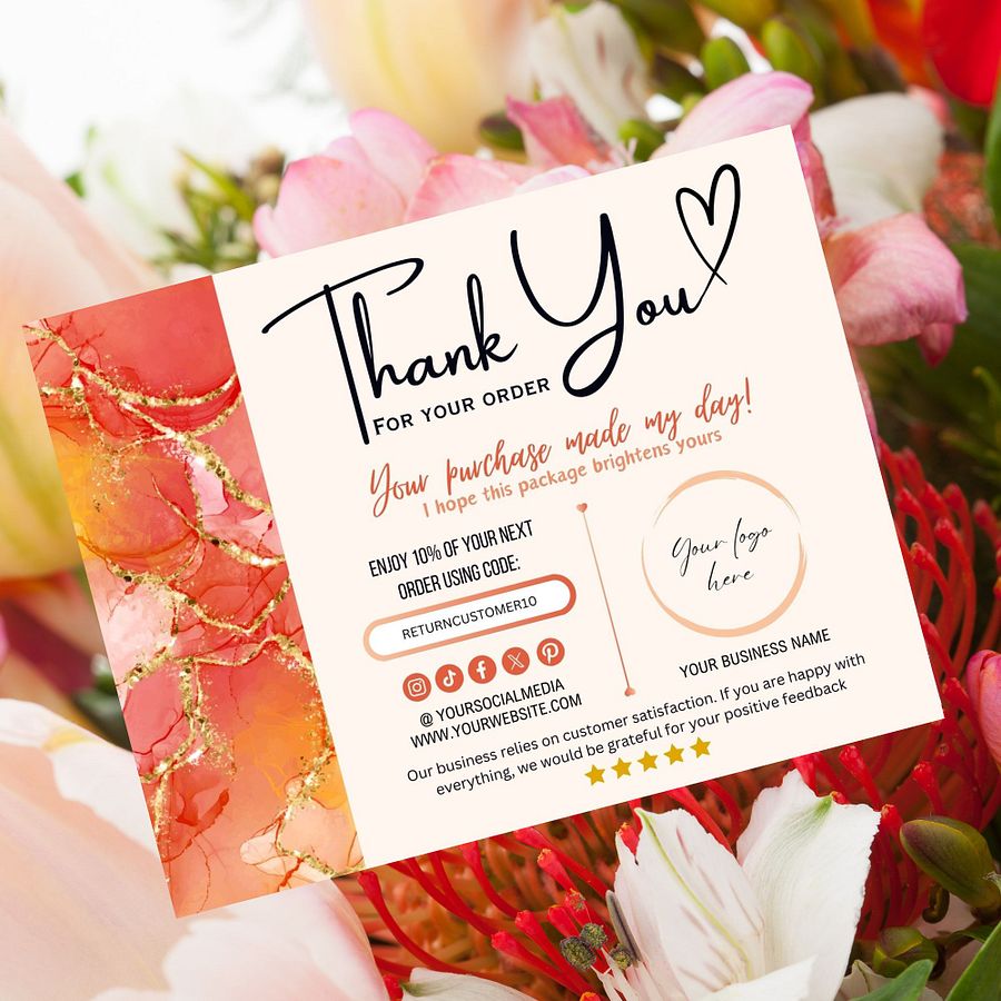 Alani - Thank You Card Template product image (4)