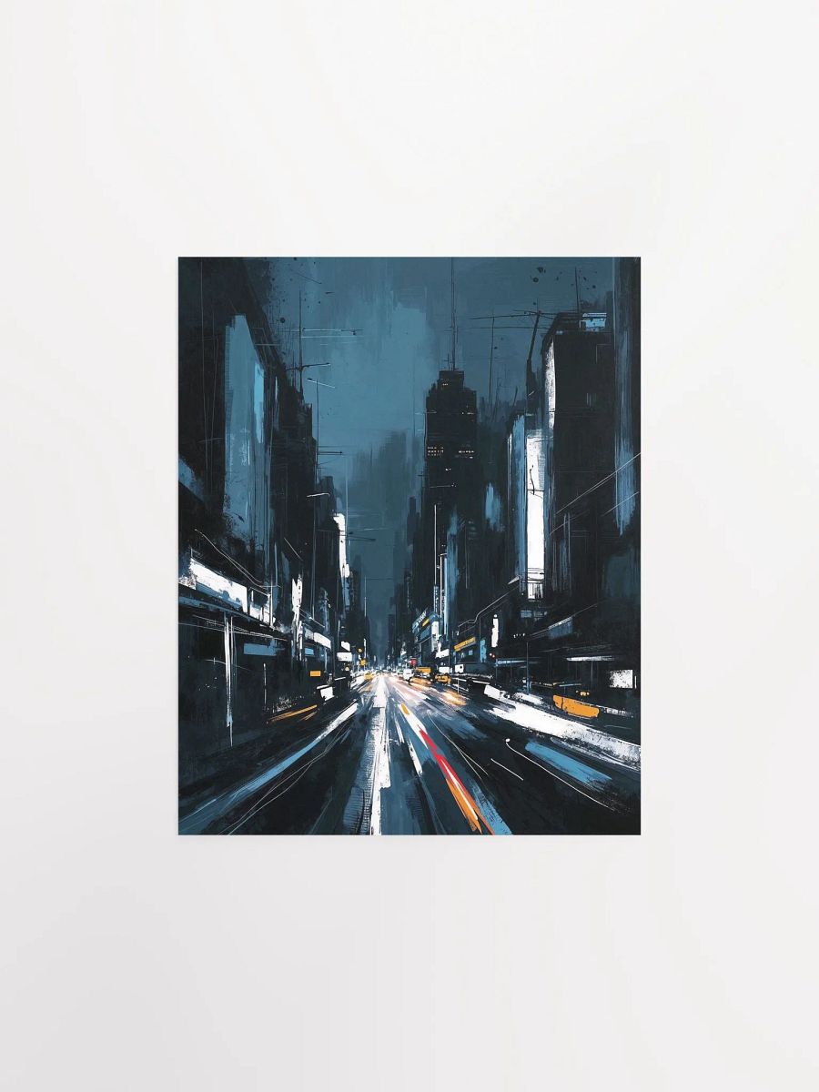 Abstract Cityscape Matte Poster product image (1)