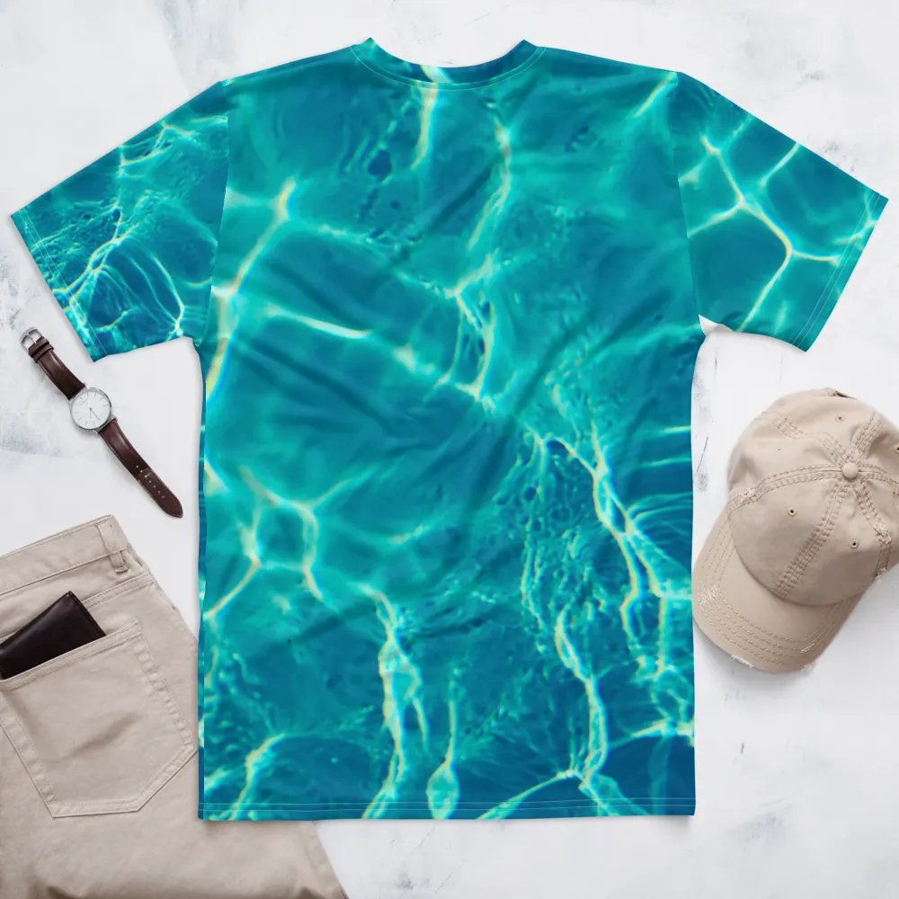 Oceanic Blue All-Over Print T-Shirt product image (8)
