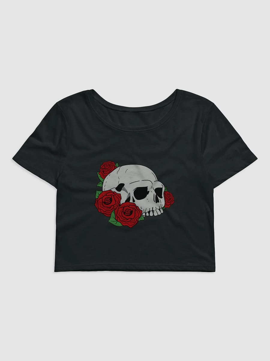 Skull & Roses Women's Crop Tee product image (1)