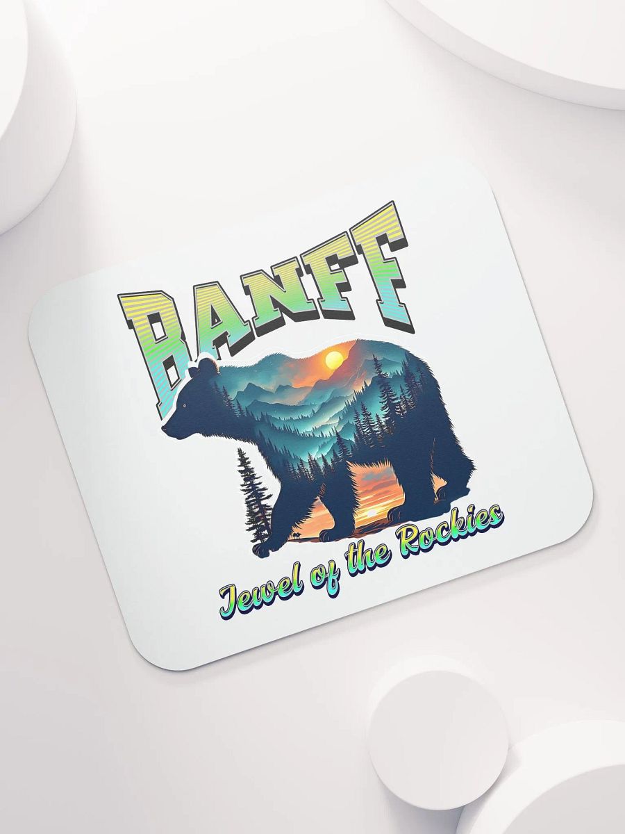 Banff Jewel Of The Rockies Bear Wilderness Mouse Pad product image (5)