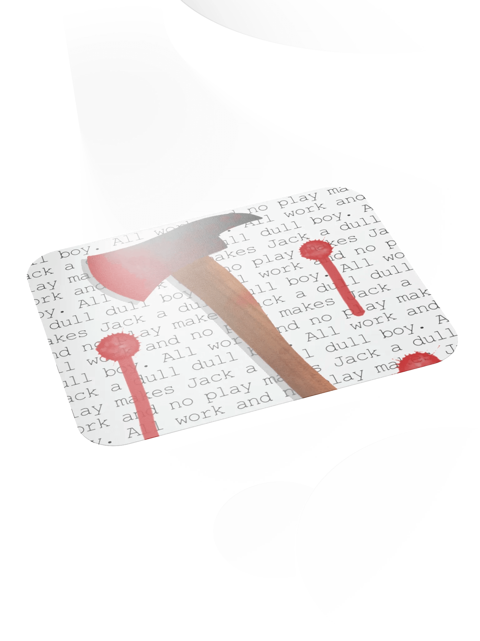 "All Work" Mouse Pad product image (4)