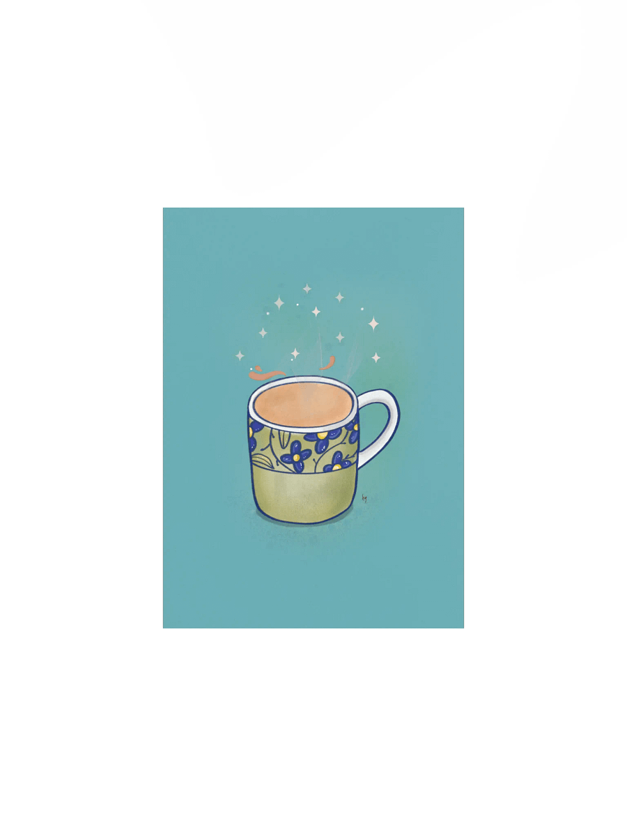 Floral Mug Art Print product image (1)
