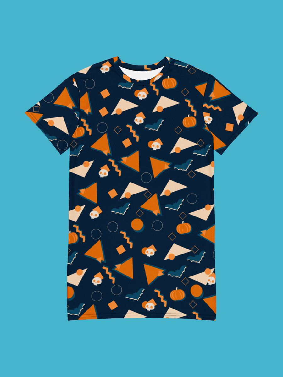 Halloweenie T-Shirt Dress product image (1)