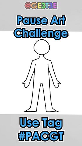 Pause Art Challenge! My second attempt at making another art challenge for you guys! You really enjoy the last one so here is...