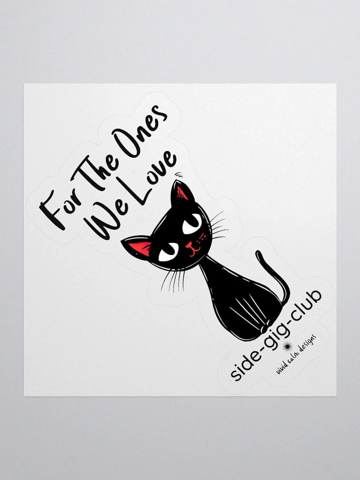 For the Ones We Love: Hustler's Cat Edition Kiss Cut Stickers product image (2)
