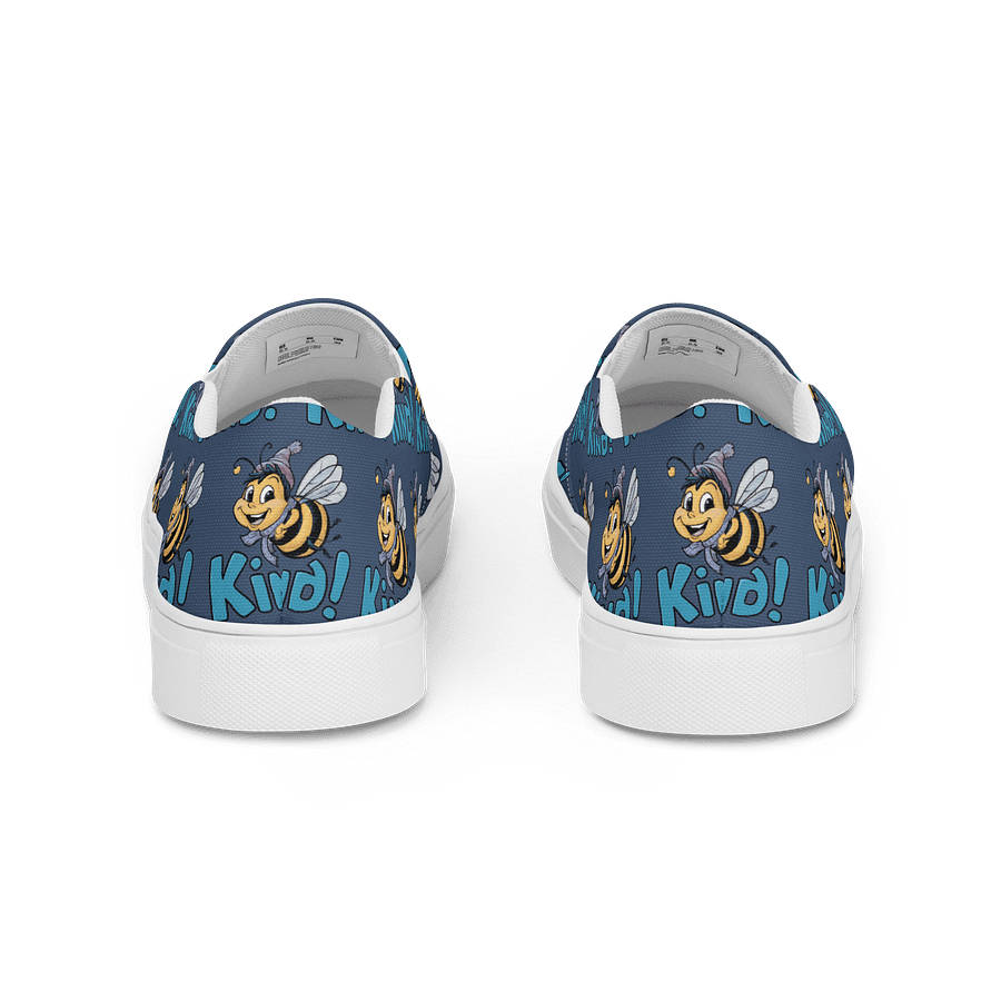 Bee Kind! Women's Canvas Slip-Ons product image (4)