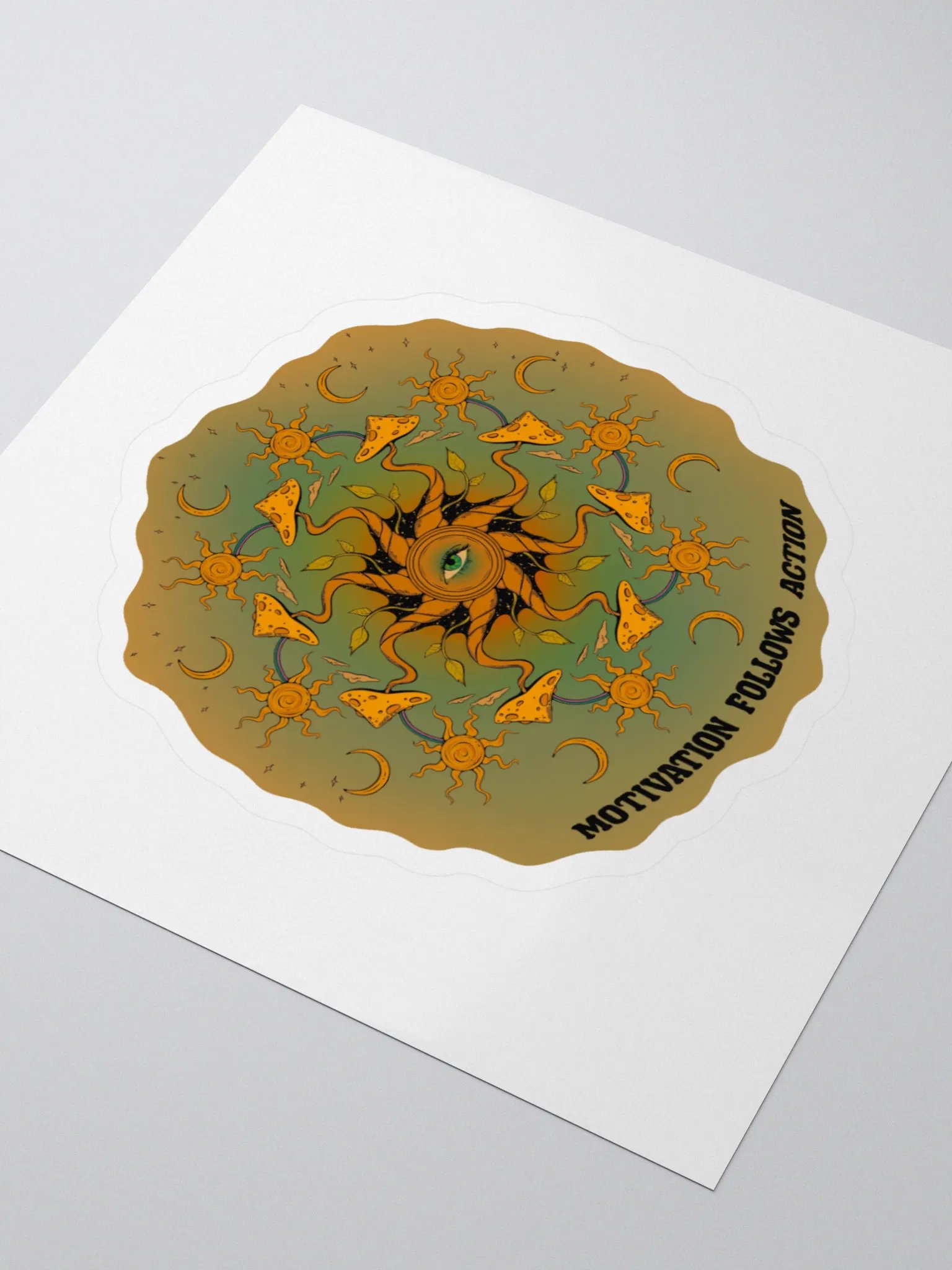 Sticker - Motivation Follows Action product image (3)