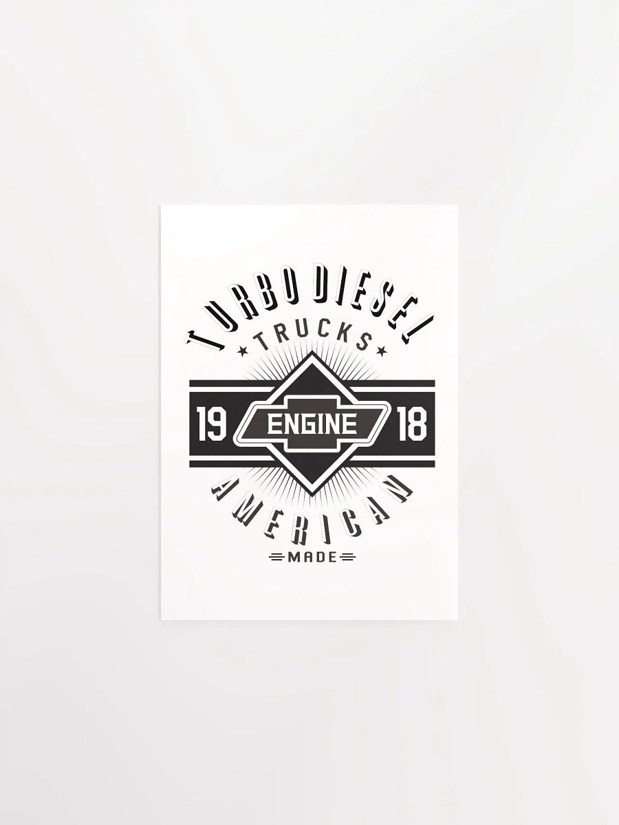 turbo diesel Vintage Engine Diamond Poster product image (9)