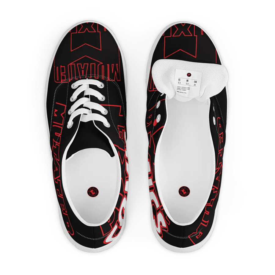Mutated Pixel Comics Lace-Up Canvas Men's Shoes product image (7)