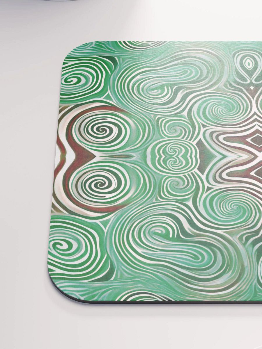 Funky Cool Green Tie-Dye Classic Mouse Pad product image (7)