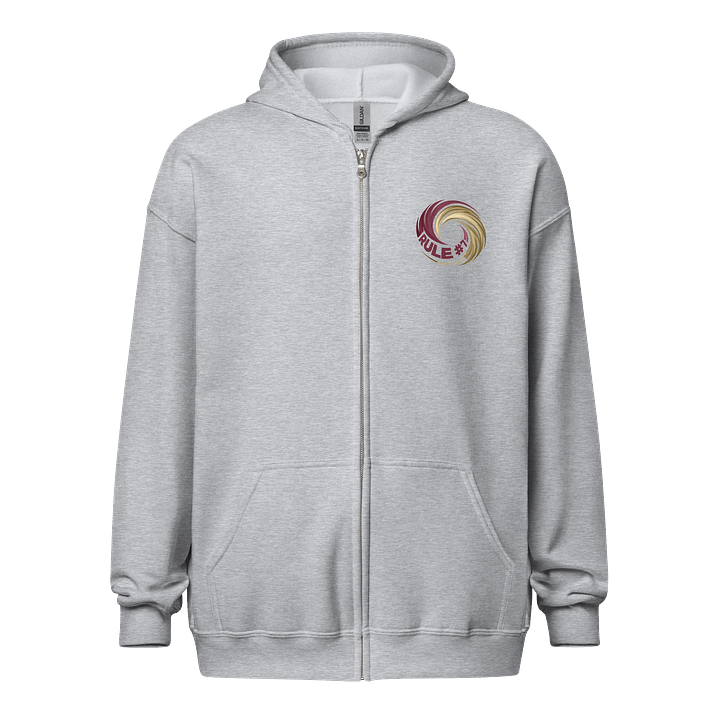 Rule #7 Zip Hoodie Garnet and Gold product image (21)