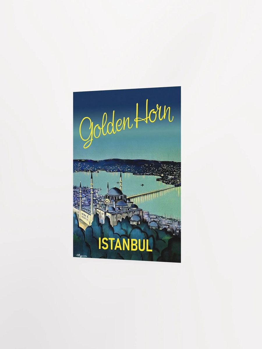 Istanbul, Turkey, 1950s — retro travel poster product image (7)