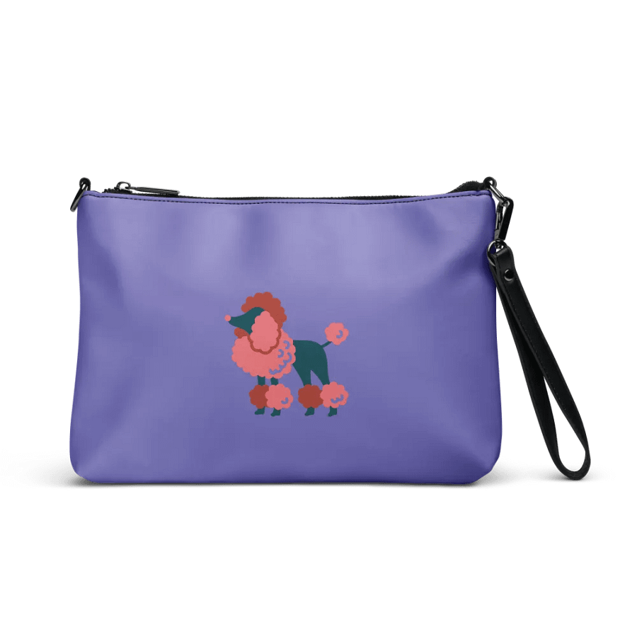 Fluffy Poodle All-Over Print Crossbody Bag product image (1)