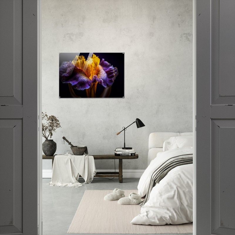 BLACK YELLOW GLOSSY ACRYLIC PRINT product image (4)