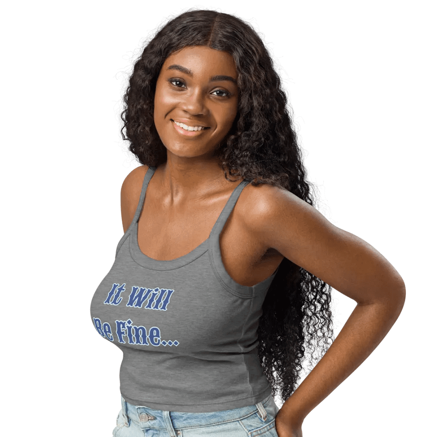 It Fine Be Fine Micro Rib-Tank Top product image (42)