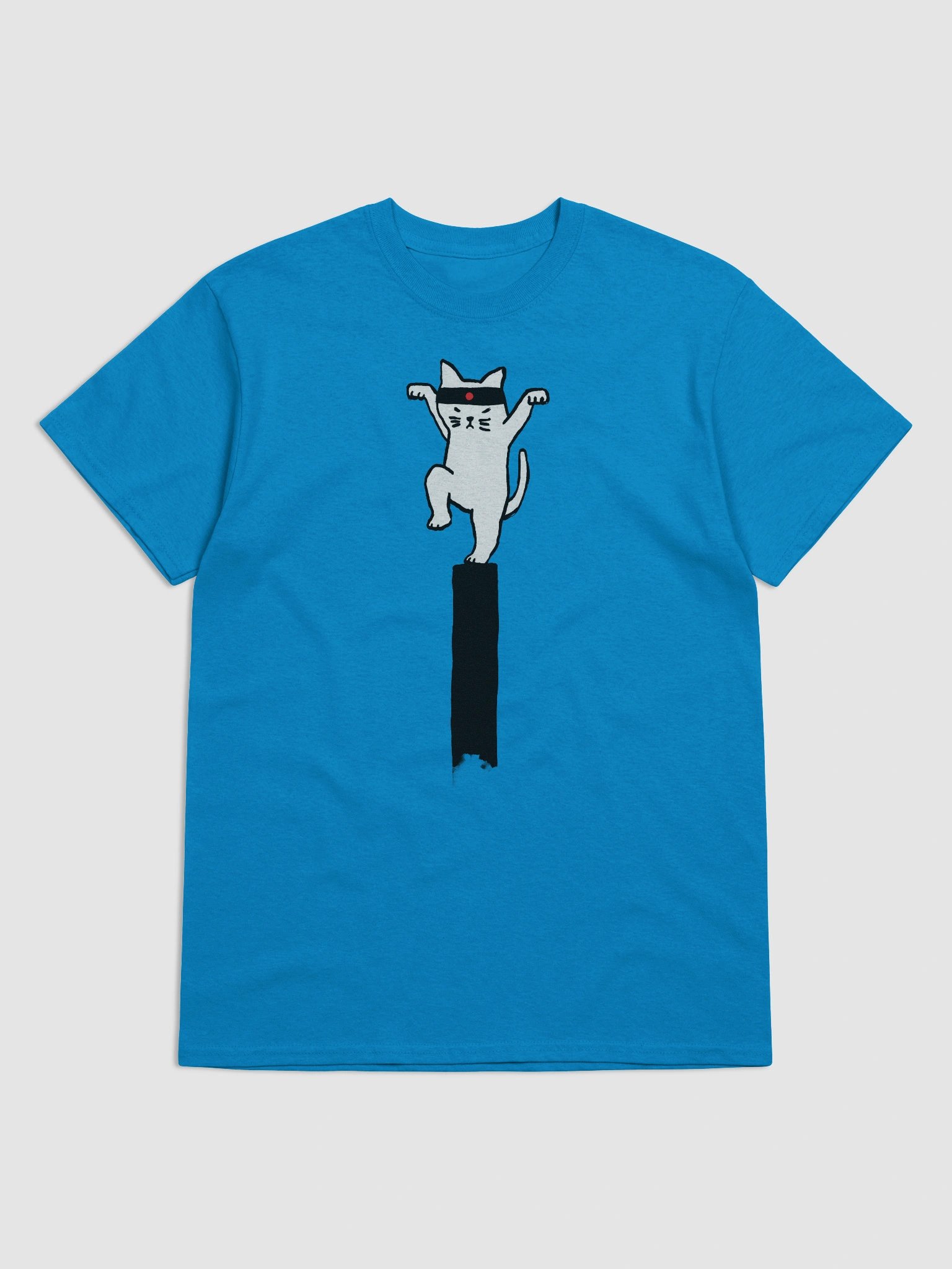 Karate cat graphic t-shirt product image (41)