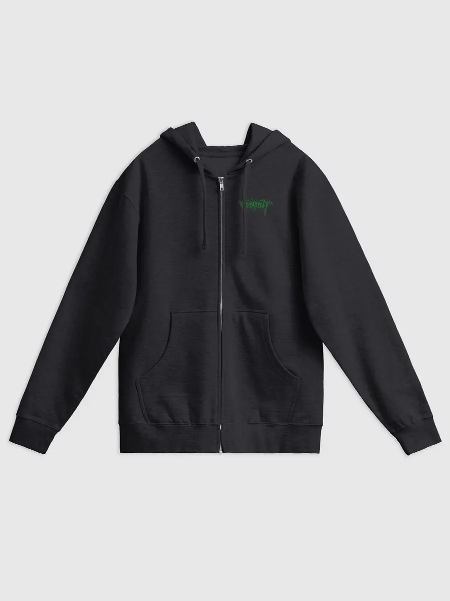 Goat Skull Green Logo Zip Up product image (1)