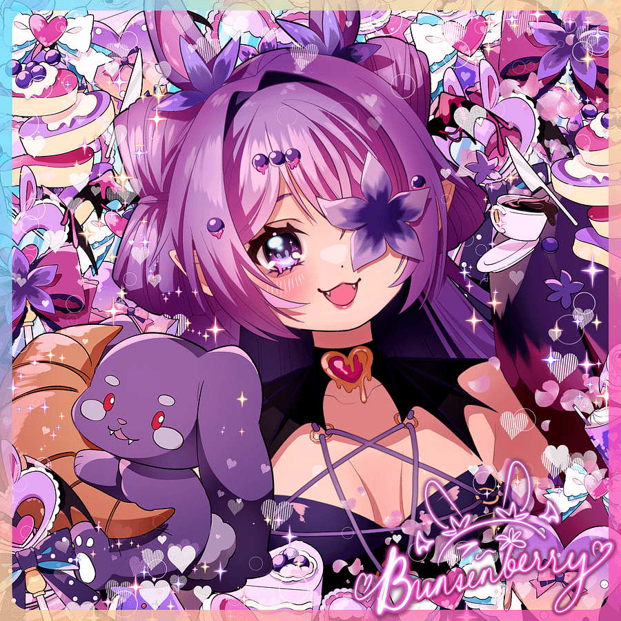 Bunsenberry & Dust Bunny [Signed Print] product image (1)