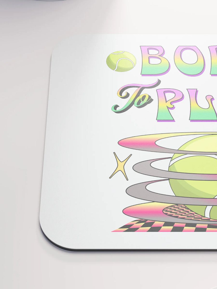 Born To Play Tennis Mouse Pad product image (6)