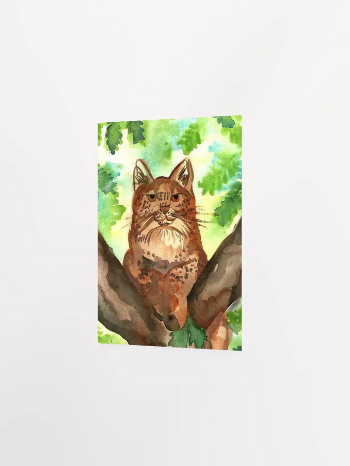 Lynx In A Tree Art Print product image (7)