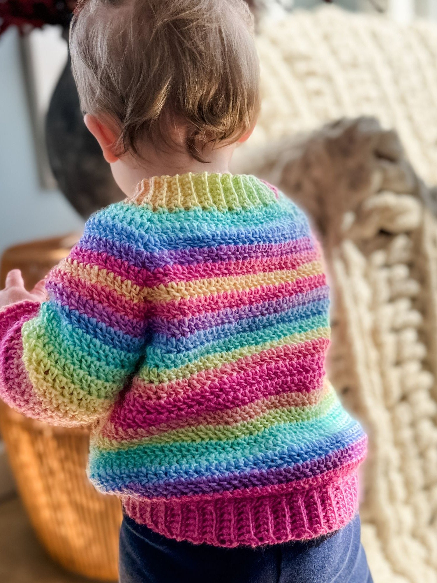 Athabasca Falls Children's Pullover Crochet Pattern product image (9)