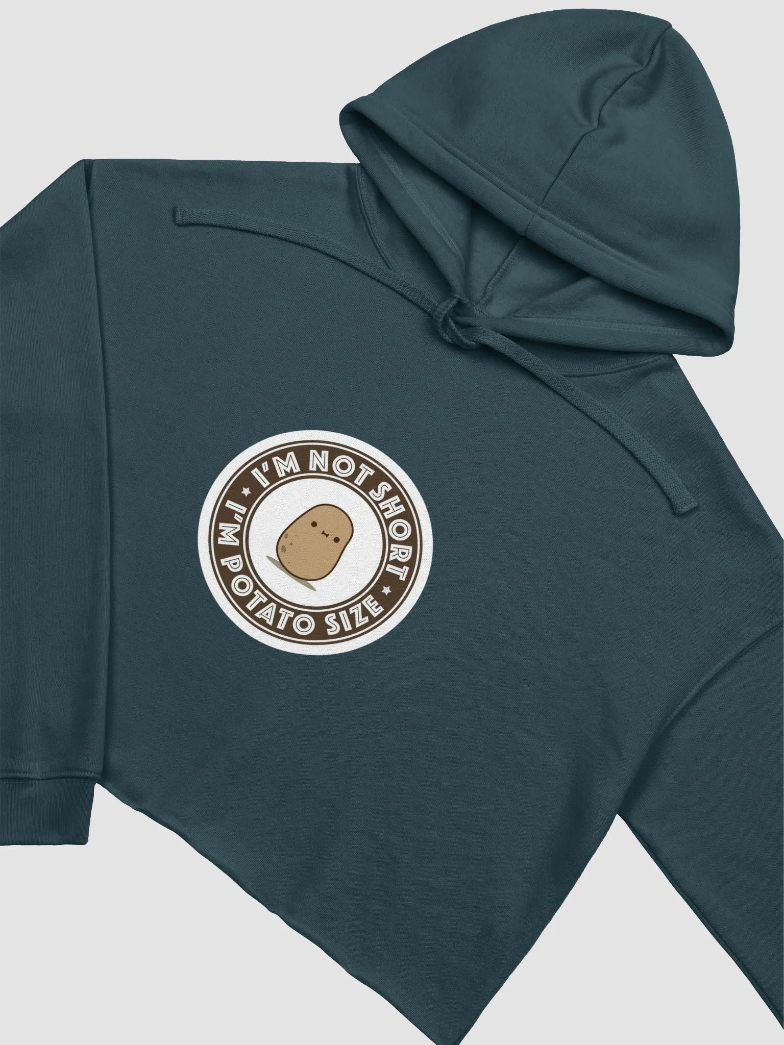 Potato Size Vibes Crop Hoodie product image (27)