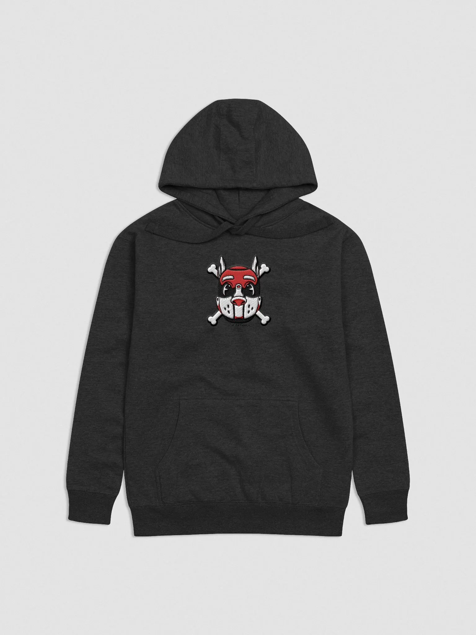 Copy of Rubberhose Pup 'n Bone - RED - Embroidered Hoodie product image (2)