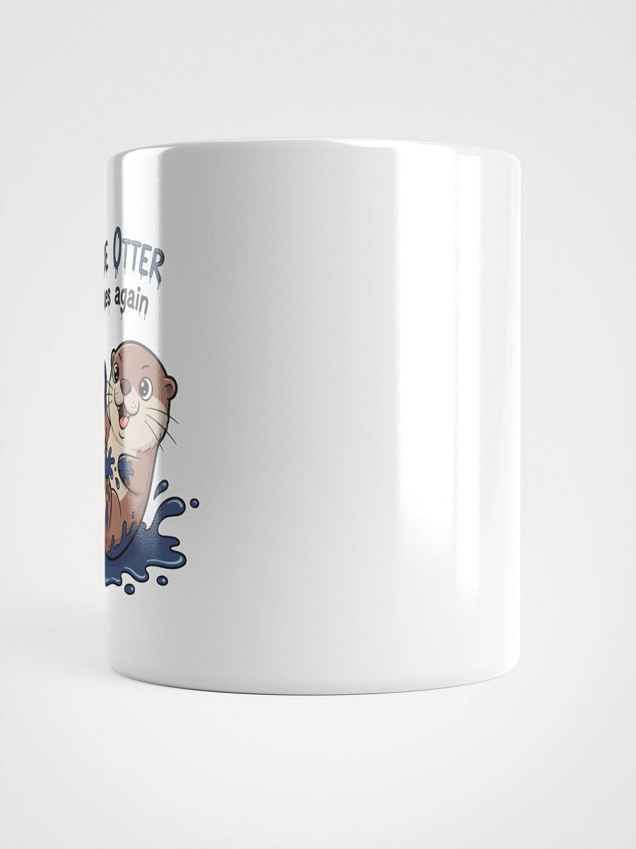 Otter Spilled the Ink White Glossy Mug product image (6)