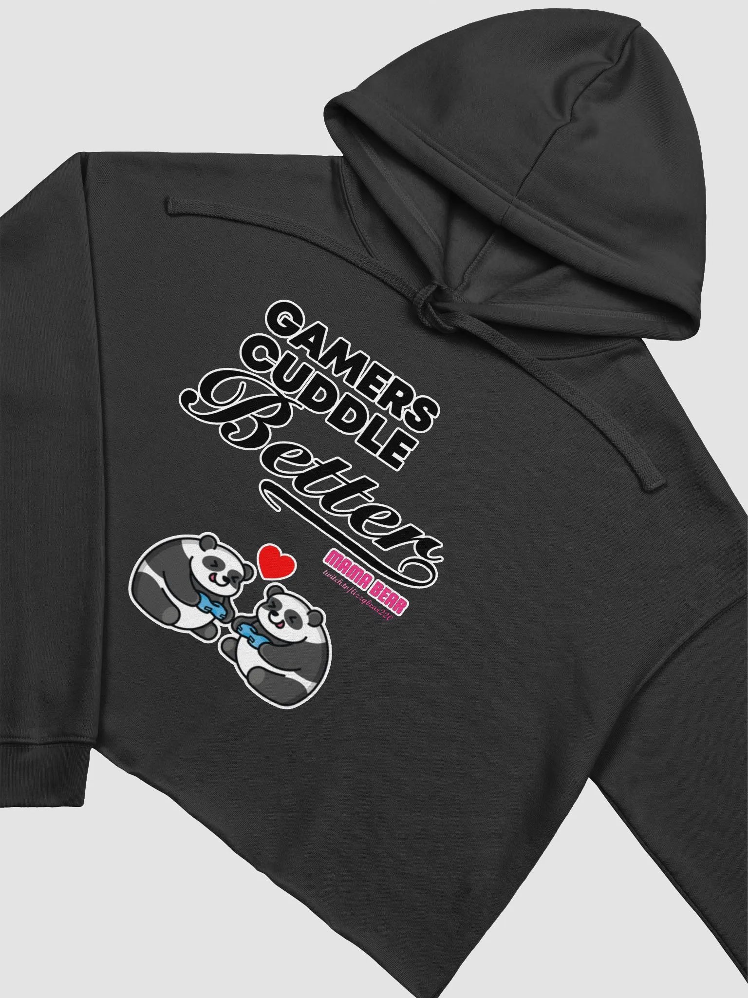 Gamers Cuddle Better Crop Hoodie product image (3)
