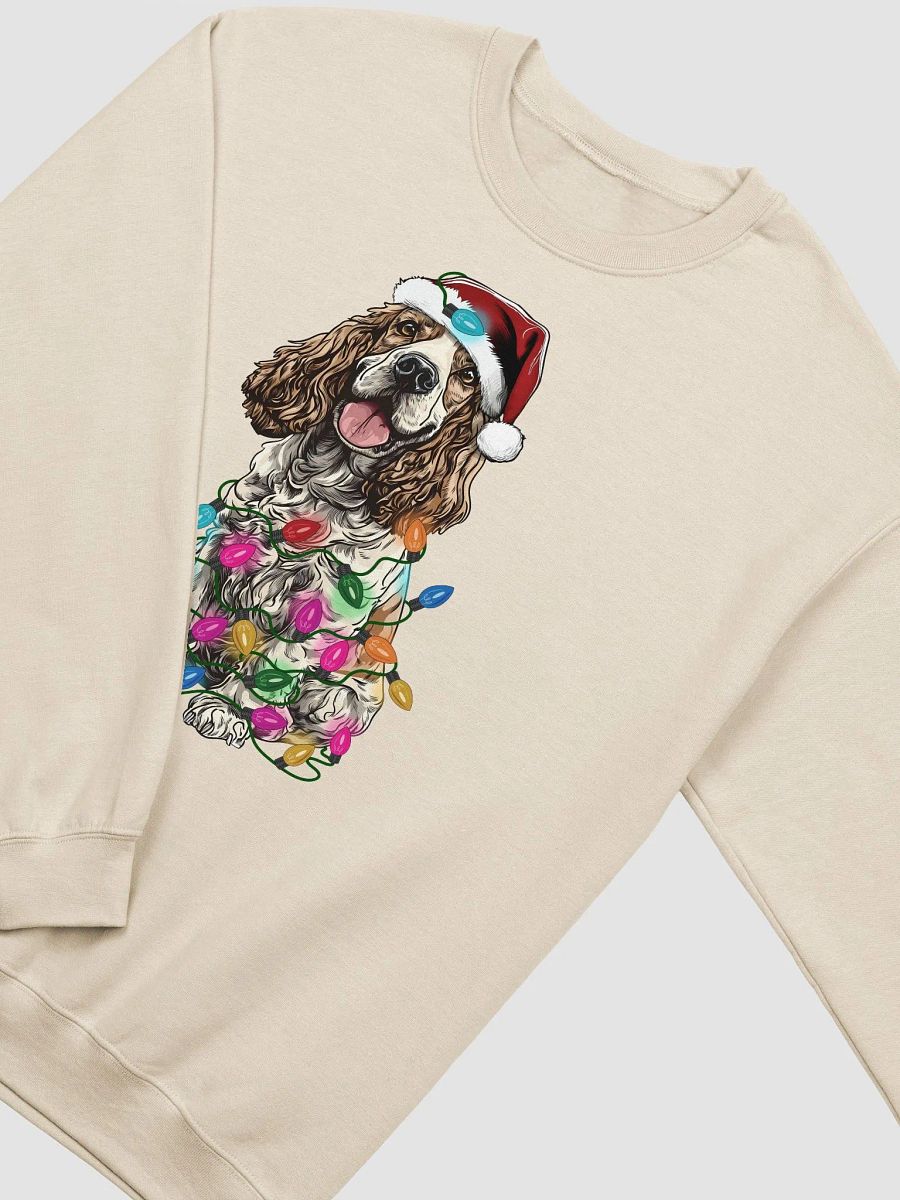 Funny Cocker Spaniel(Orange & White) Christmas Sweatshirt product image (23)