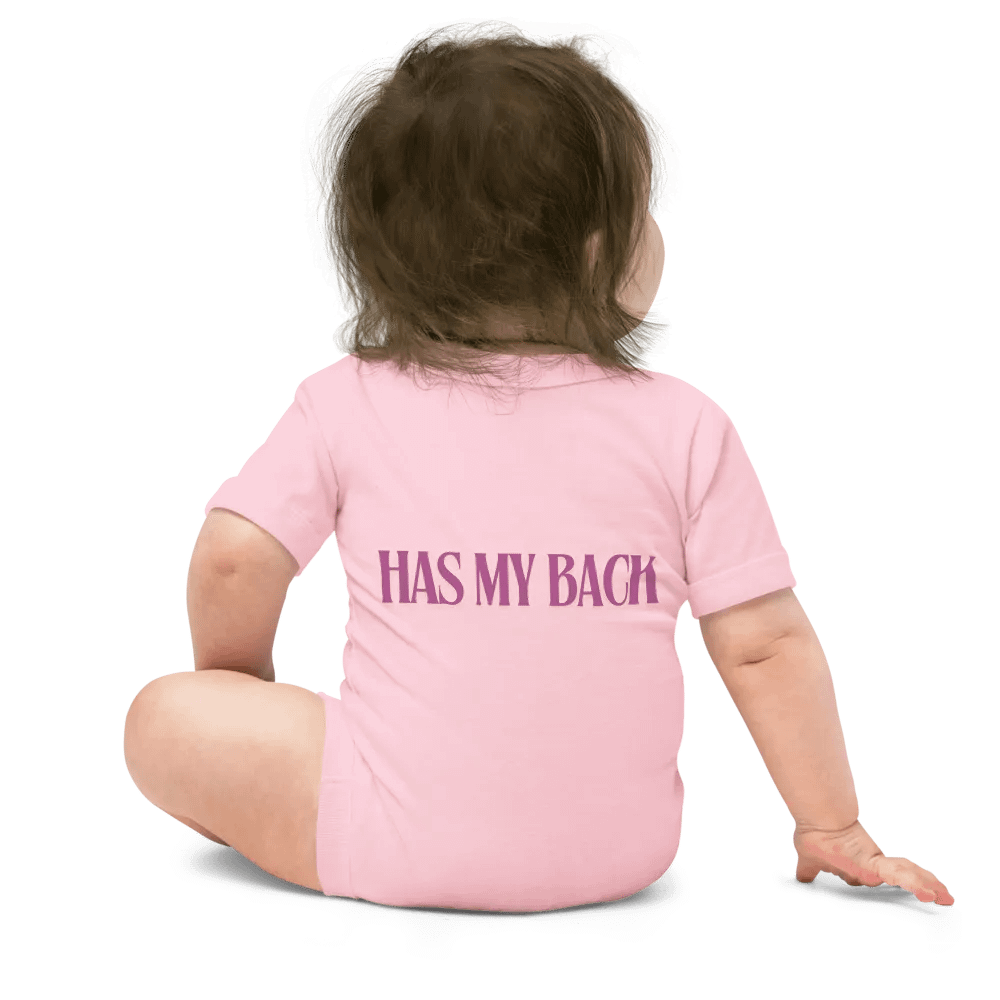 God Has My Back Baby Onesie in Pink 🌸 product image (10)