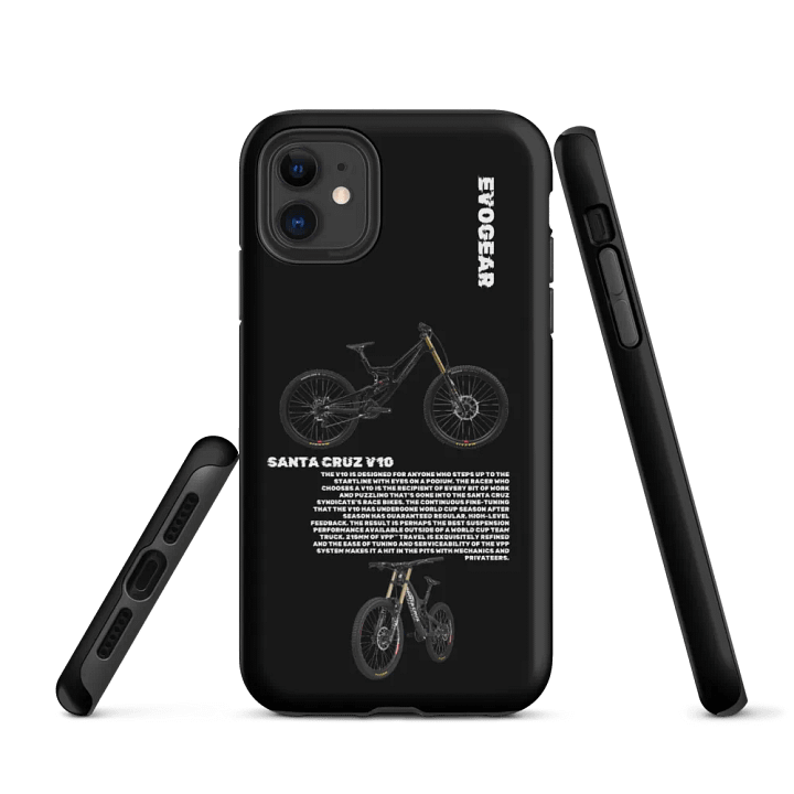 Black V10 Black iPhone Case product image (1)