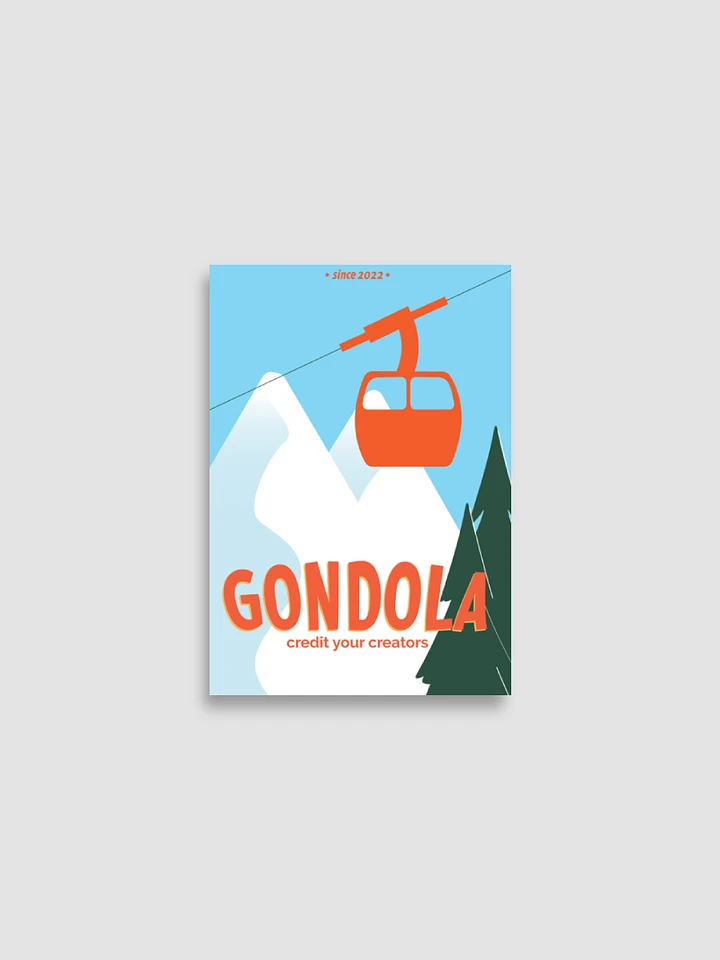 Ski Lift Poster [Enhanced Matte Paper] (various sizes in cm) product image (1)