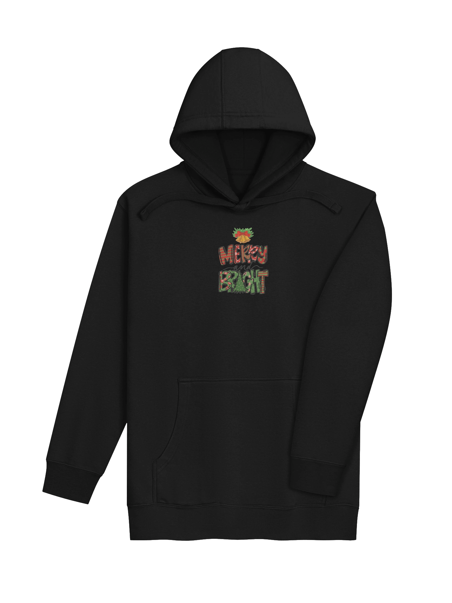 Merry & Bright Christmas Bells Festive Hoodie Holiday!! product image (28)
