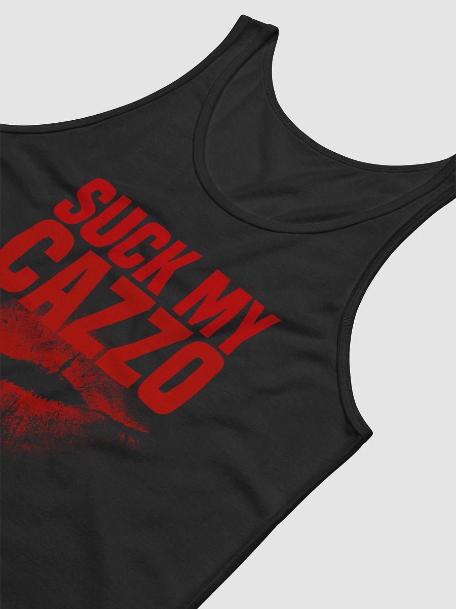 SUCK MY CAZZO tank top red logo product image (5)