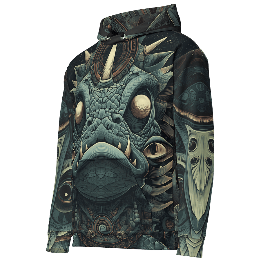 Tribal Psychedelic Reptilian Unisex Hoodie product image (2)