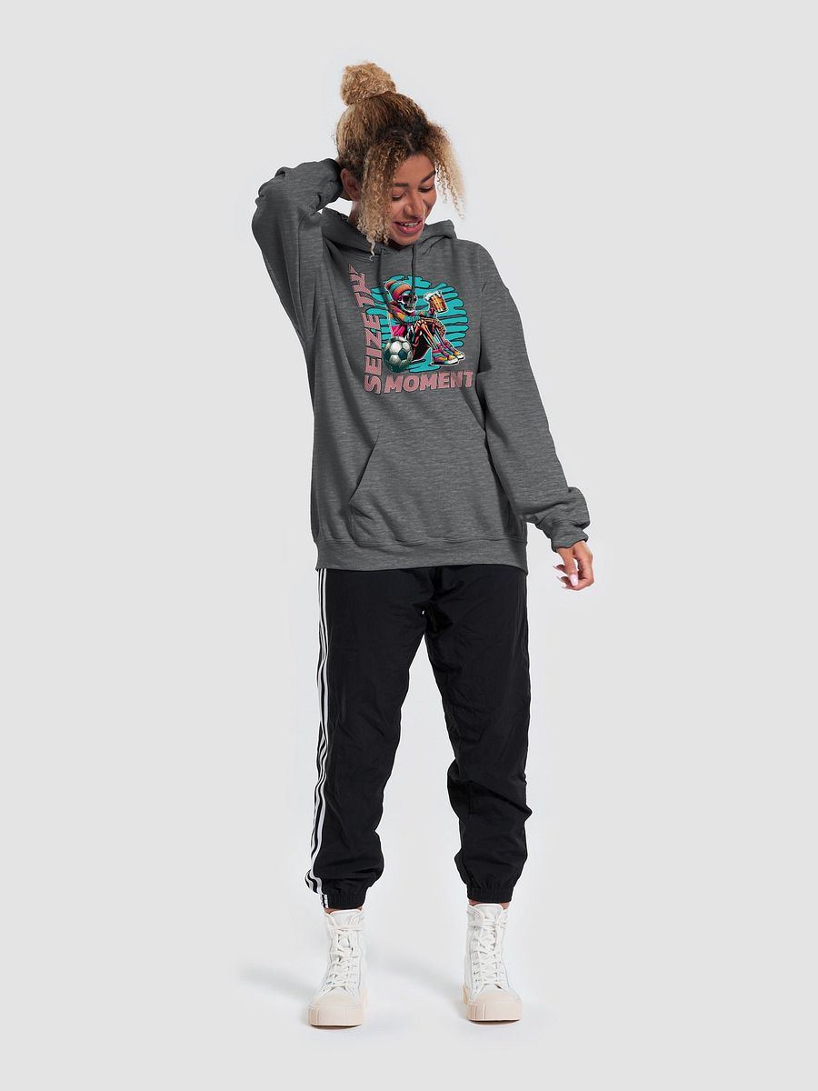Seize The Moment Skeleton Beer Soccer Streetwise Hoodie product image (6)