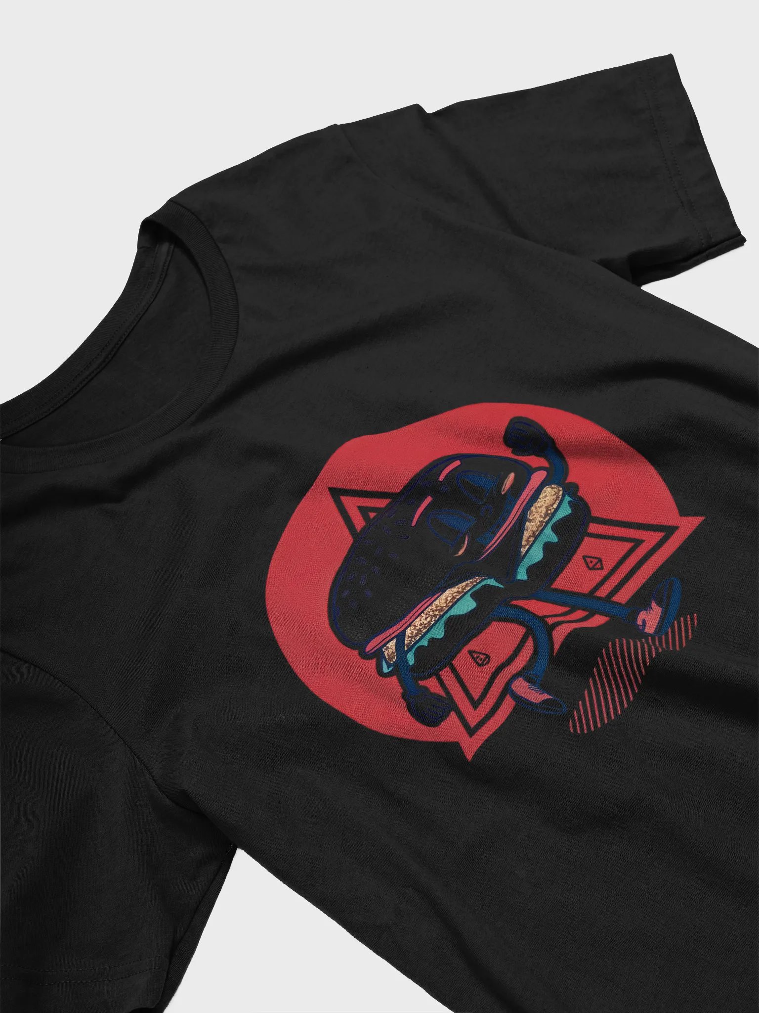 Walkin' Burger Cartoon T-Shirt product image (23)