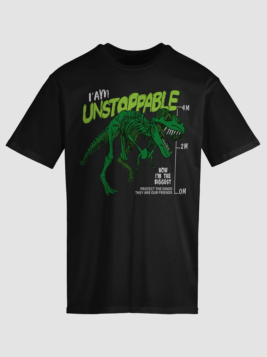 Unstoppable T-Rex Protect The Dinos Humor T-Shirt product image (4)