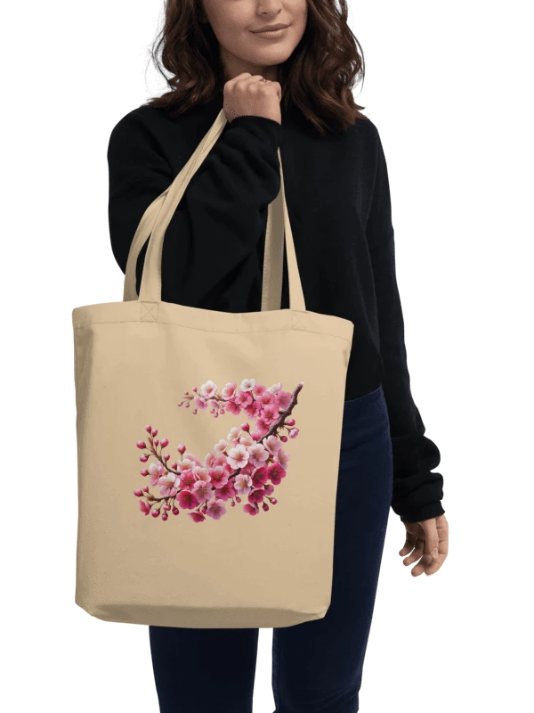 Sakura Bloom Tote – The Art of Living Mindfully product image (1)