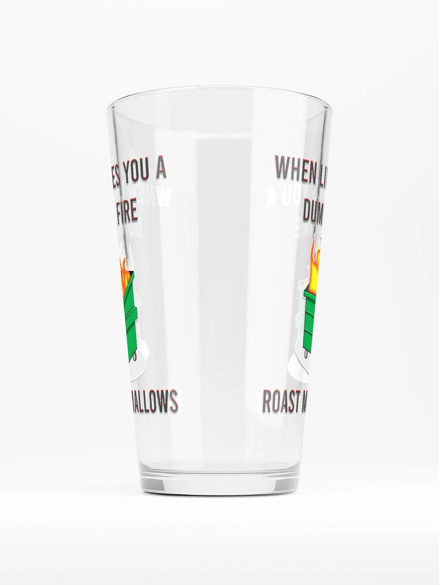 Dumpster Fire - Pint Glass product image (1)