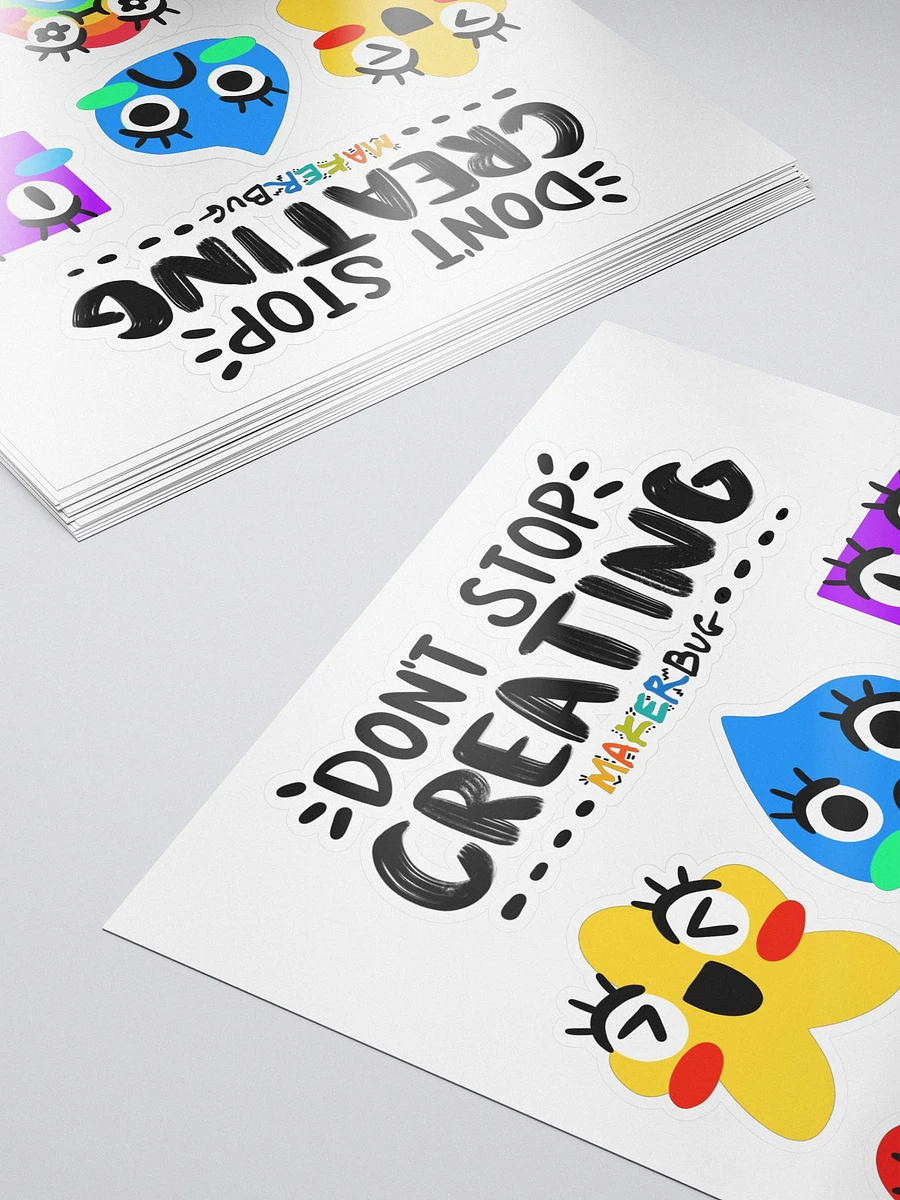 DONT STOP CREATING Sticker Sheet product image (5)