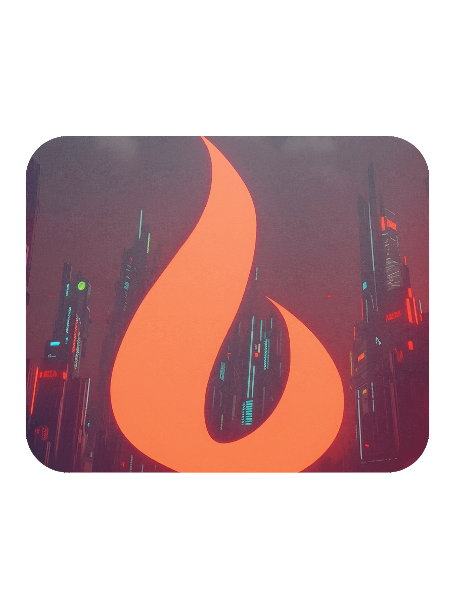 "Dystopian Burn" Mouse Pad product image (2)