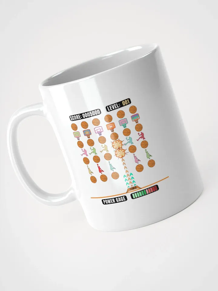 Space Gamer Basketball Hoops Fever Mug product image (2)