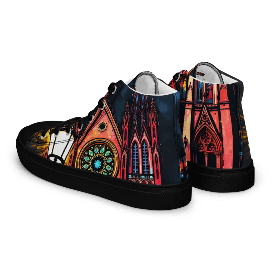 men;s sizing Gothic Cathedral Night High Tops product image (5)