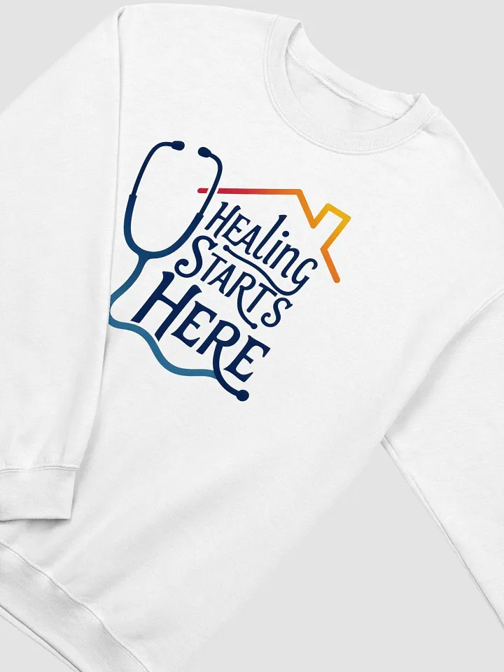 Healing Starts Here Stethoscope Crewneck product image (15)