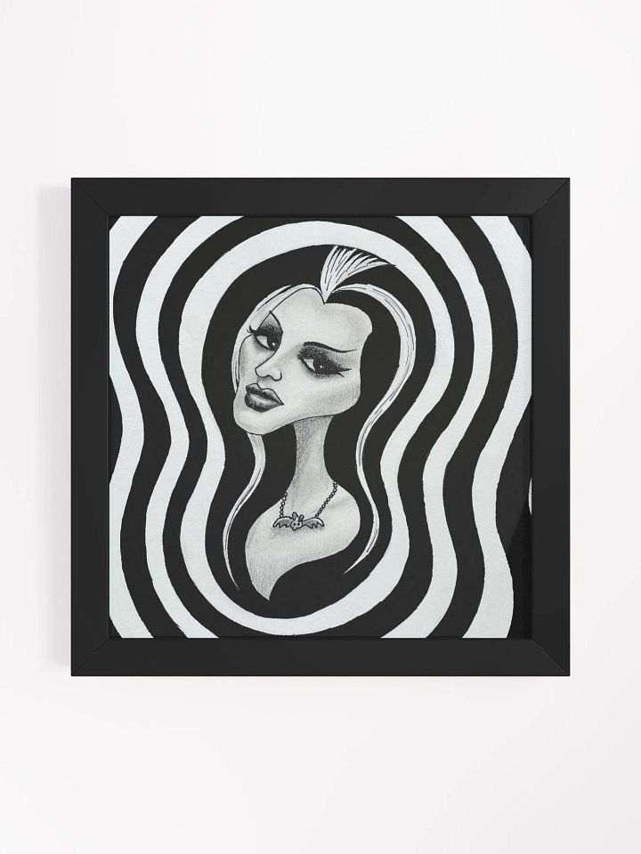 Swirlin Lil framed print product image (1)
